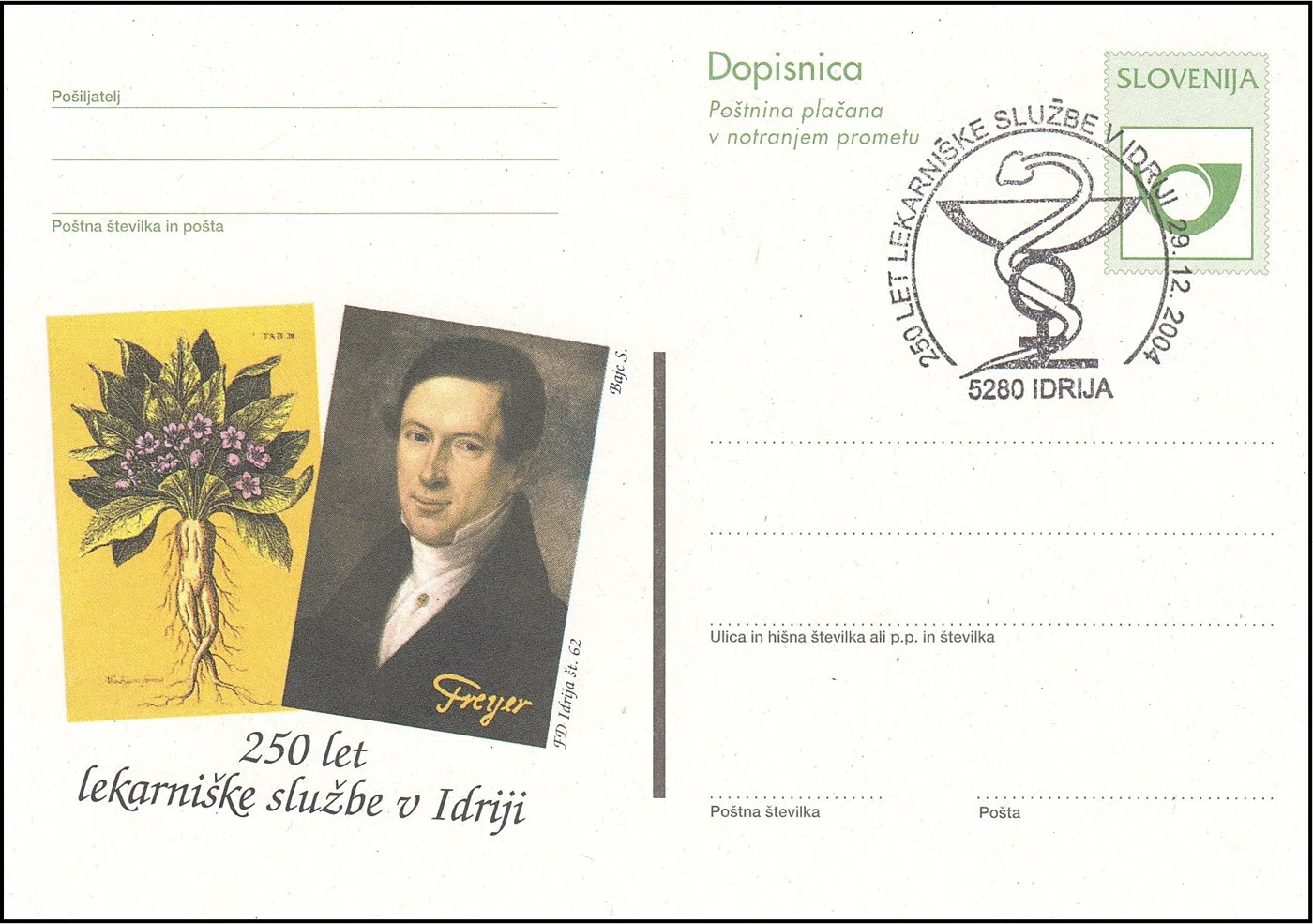 250 LET LEKARNIŠKE SLUŽBE V IDRIJI